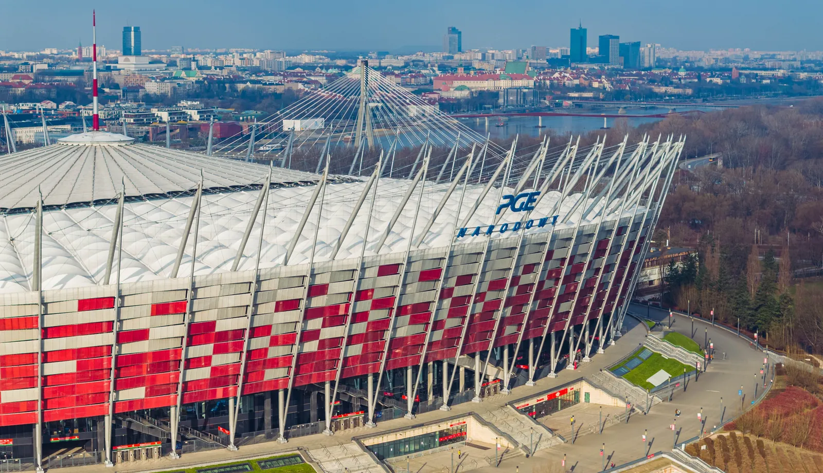 Φωτογραφία αρχείου του σταδίου PGE Narodowy, Warsaw