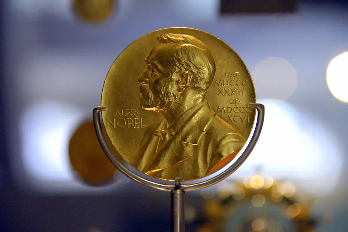 Το μετάλλιο Νόμπελ Ιατρικής του Alexander Fleming του 1945, στο Εθνικό Μουσείο της Σκωτίας· φωτογραφία αρχείου 11 Νοεμβρίου 2015, όχι μετάλλιο ή νικητής του 2026.
